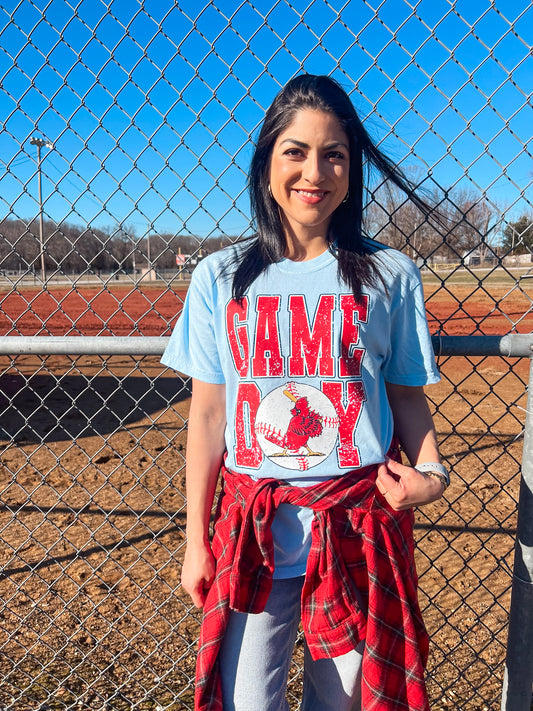 CARDINALS GAMEDAY TEE (CHAMBRAY CC)