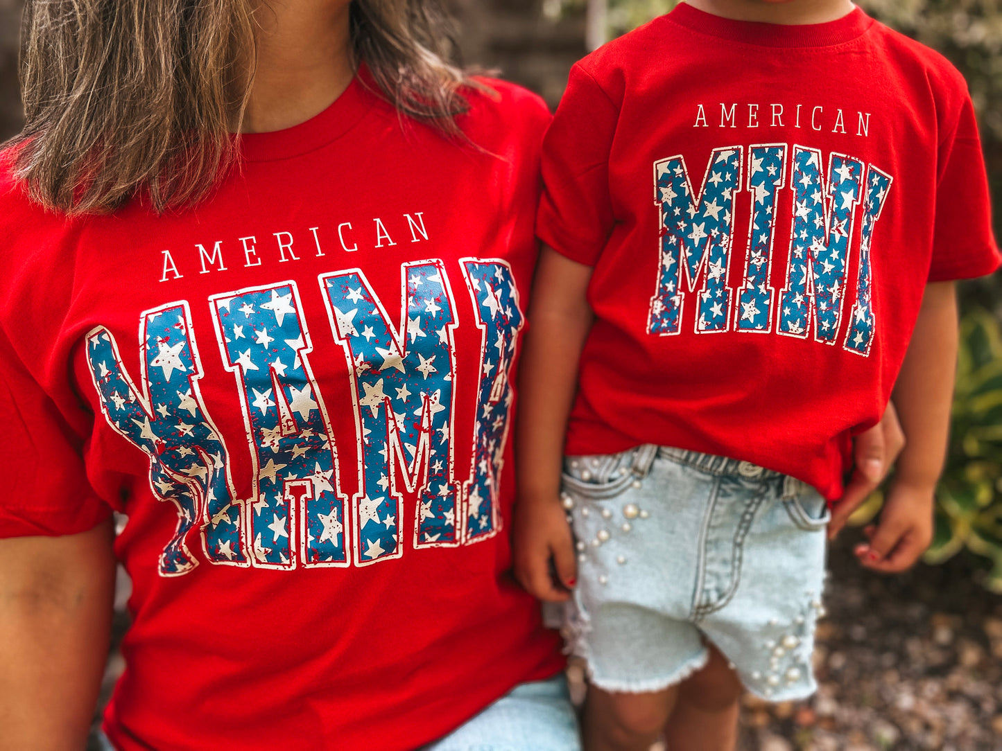 AMERICAN MAMA STARS TEE