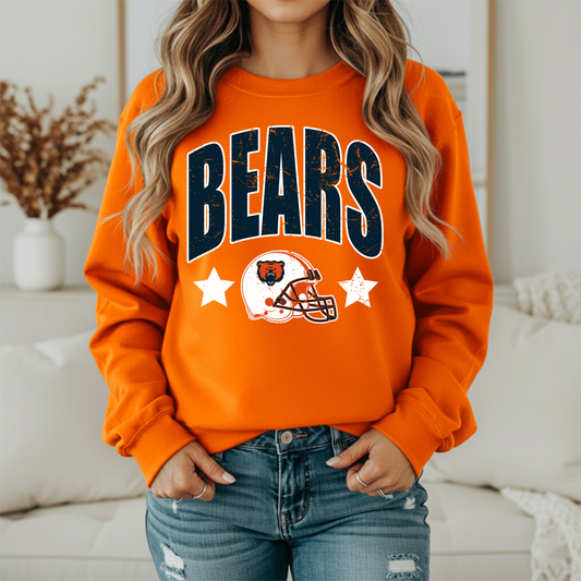 BEARS STARS SWEATSHIRT (ORANGE)