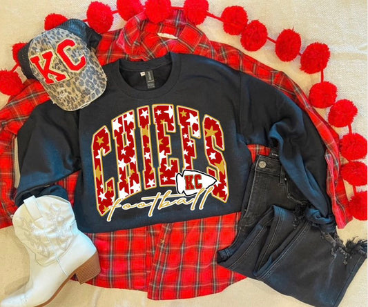 ALL THE STARS CHIEFS SWEATSHIRT (BLACK)