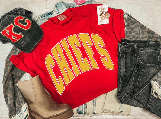 CHIEFS TEE (RED CC)