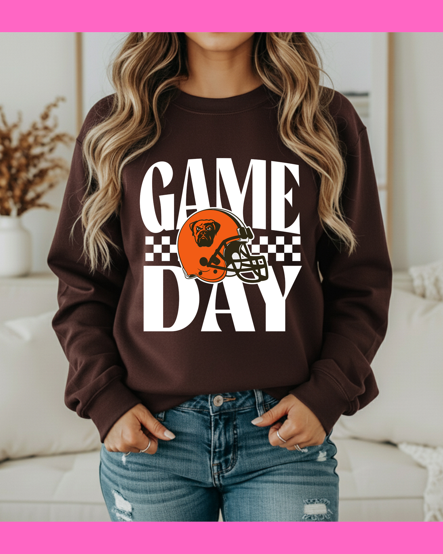 BROWNS GAMEDAY SWEATSHIRT (BROWN)