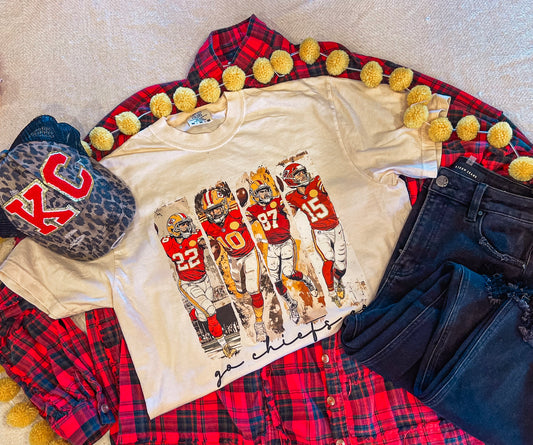 GO CHIEFS TEE (IVORY CC)
