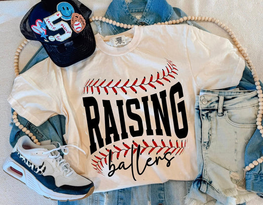 RAISING BALLERS TEE (IVORY)