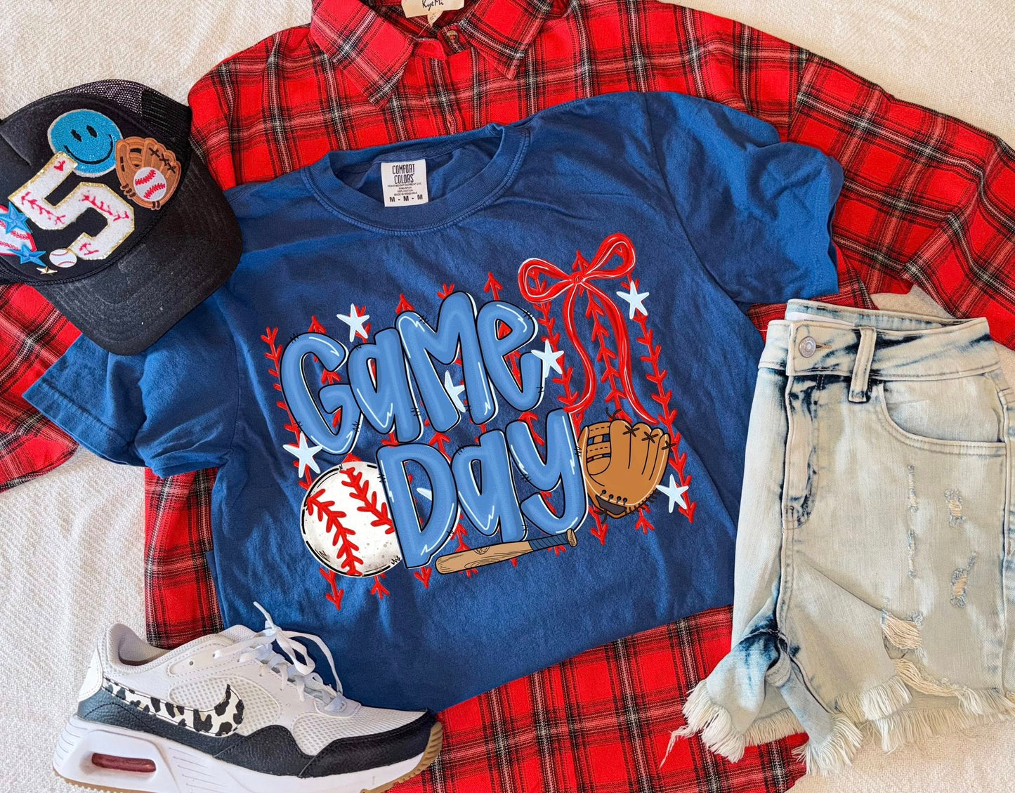 BASEBALL GAMEDAY TEE (NAVY)