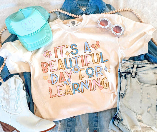 ITS A BEAUTIFUL DAY FOR LEARNING (IVORY)