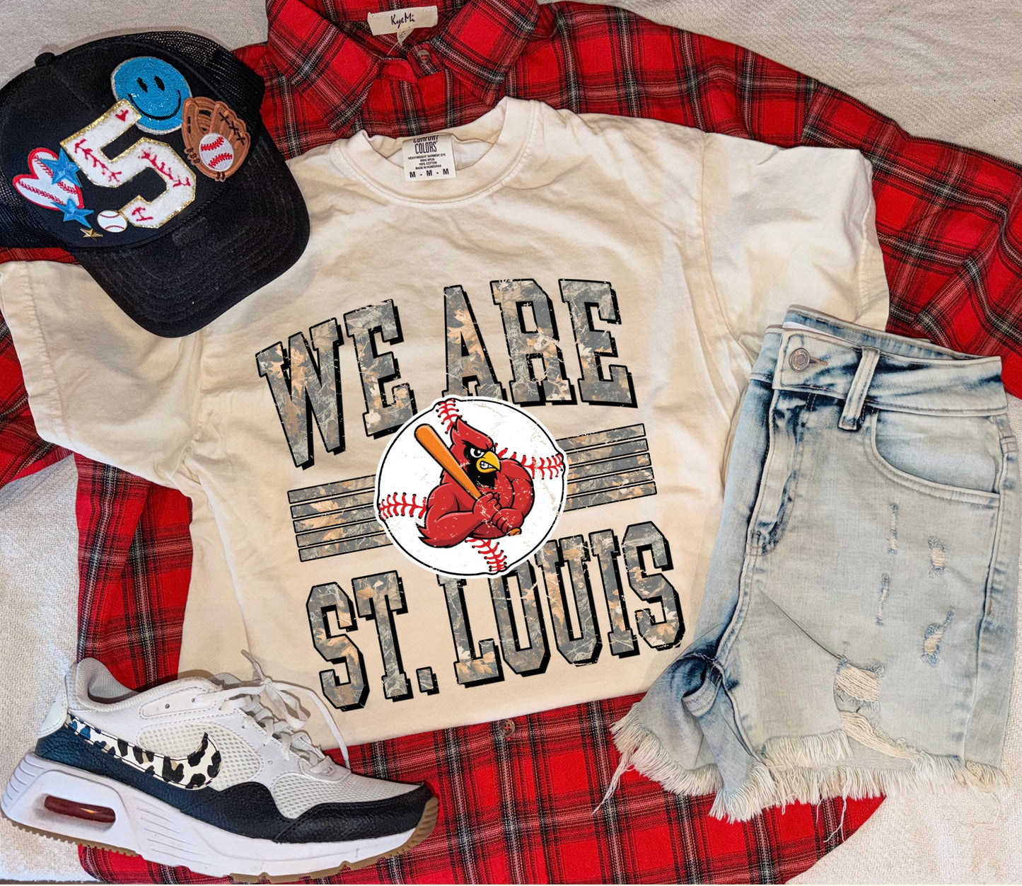 WE ARE ST LOUIS CAMO TEE (IVORY)
