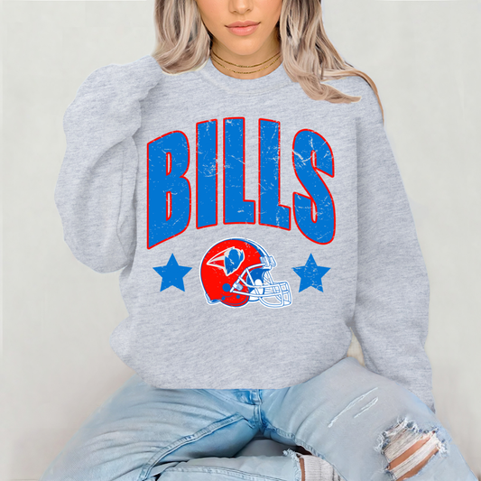 BILLS STARS SWEATSHIRT (S. GREY)