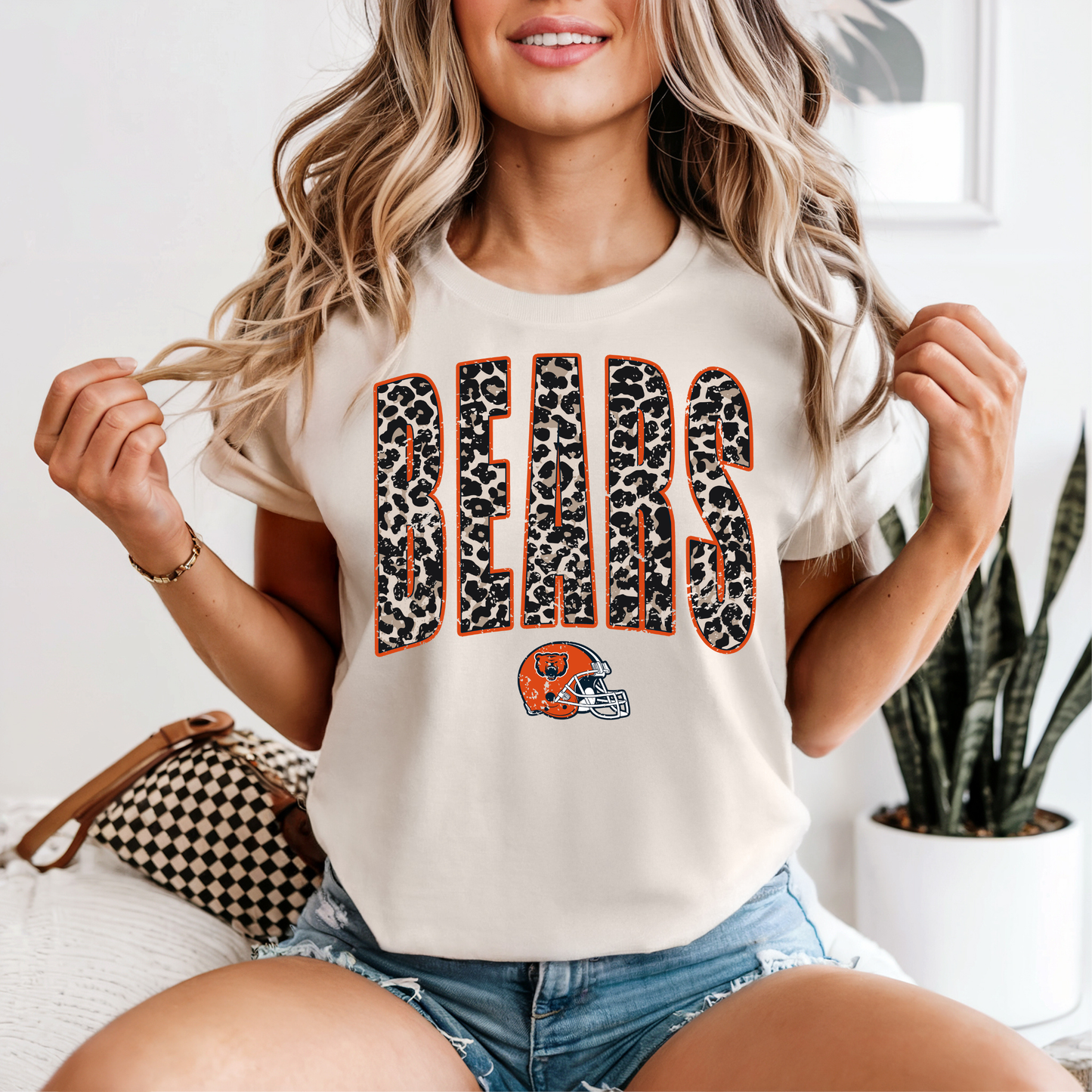 BEARS LEOPARD TEE (IVORY)