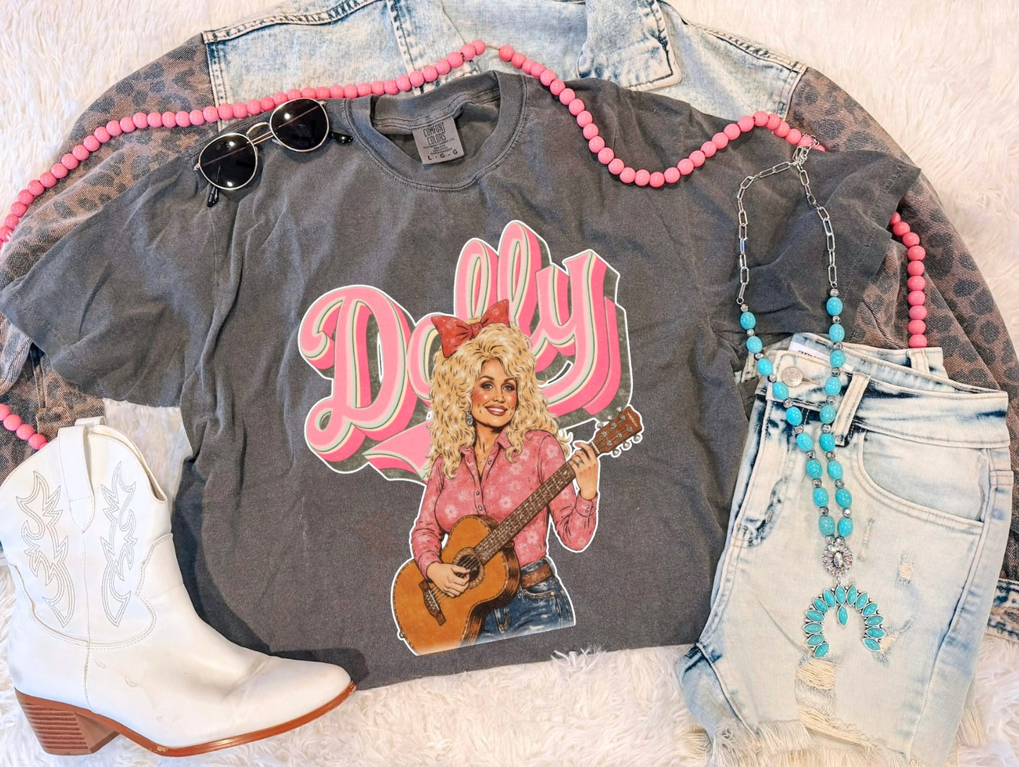 DOLLY RETRO TEE (PEPPER)
