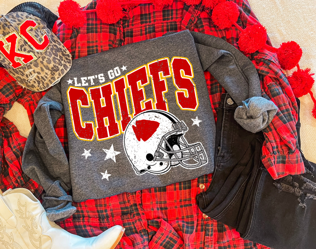 LET'S GO CHIEFS SWEATSHIRT (D GREY)