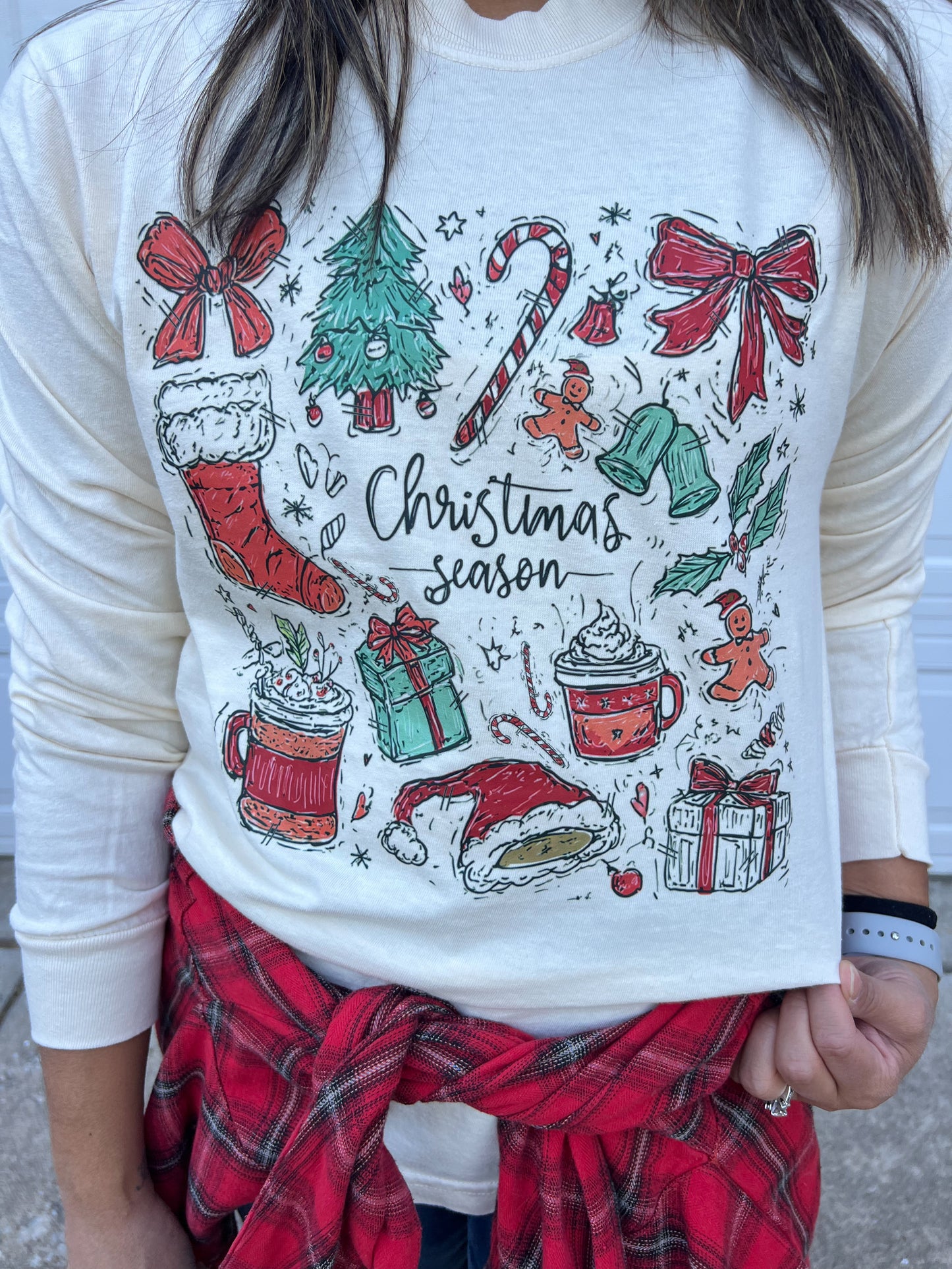 CHRISTMAS SEASON LONG SLEEVE (IVORY CC)