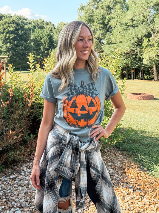 JACKOLANTERN TEE (GREY CC)