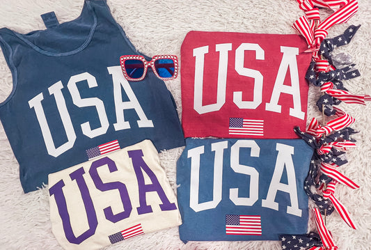 USA FLAG TANK