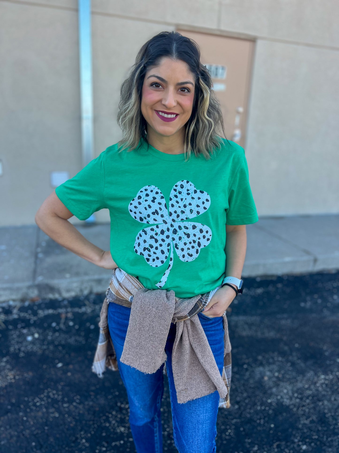 POLKA DOT CLOVER TEE