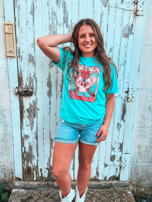 GIRLY NASHVILLE TEE