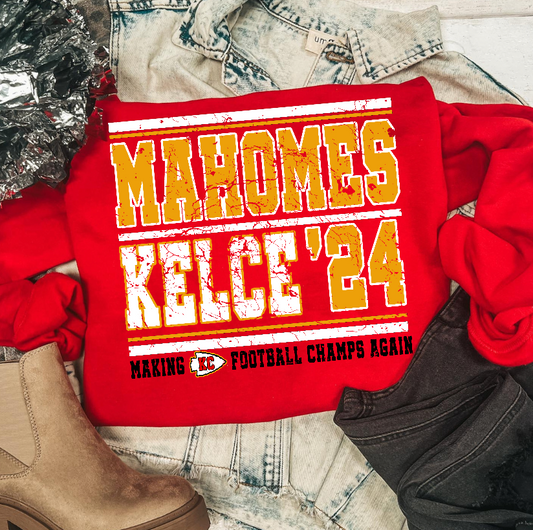 MAHOMES KELCE SWEATSHIRT