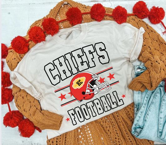 CHIEFS STARS AND STRIPES TEE (IVORY CC)