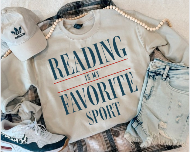 READING IS MY FAVORITE SPORT (SAND)