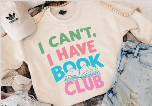 I CANT I HAVE BOOK CLUB (NATURAL)