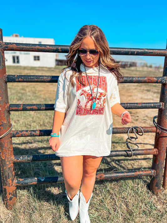 COWBOY TAKE ME AWAY TEE